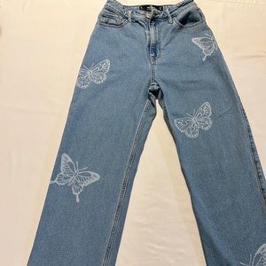 Hollister Butterfly Jeans Size 1R